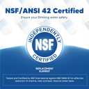 Water Filter Replacement Compatible with GE MWF, SmartWater MWFP, MWFA, GWF, HDX FMG-1, WFC1201, RWF1060, 197D6321P006, Kenmore 9991, Pack of 4, By DESENRUIS