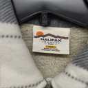 HFX Women's Button Down Plaid Fleece Shacket With Bonded Sherpa Lining, Dual Chest Pockets S