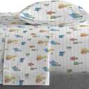 Saturday Park Sesame Street Twin Sheet Set - Elmo and Cookie 3 Piece 100% Organic Cotton Sheets with Pillow Cover - GOTS & Oeko-TEX Certified