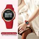 L LAVAREDO Watches for Women 3ATM Waterproof Outdoor Digital Sport Watches Stopwatch Wrist Watch with Alarm Clock, Gifts for Women/Girls