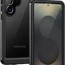 Lanhiem for Samsung Galaxy S25 Ultra Case, IP68 Waterproof Dustproof, Built-in Screen Protector, Rugged Full Body Shockproof Protective Cover for Galaxy S25 Ultra 5G 6.9 Inch, Black