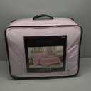 Juicy Couture Marshmallow Pink Velour Twin/Twin XL Comforter Set - 2 Piece Luxury Bedding Ensemble
