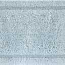 Organic Cotton Reversible Bath Mat 3000 GSM, GOTS Certified, Ultra-Thick & Super Absorbent | Soft, Plush & Quick-Drying Bathroom Rug (Light Blue, 20x30)