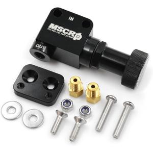 260-8419 Universal Adjustable Billet aluminum Knob Proportioning Valve Kit with bracket
