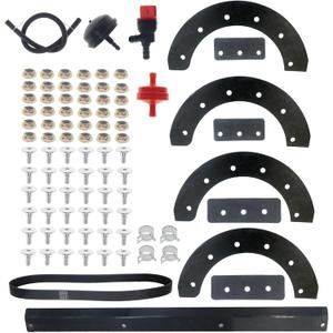 Cnfaner 302565MA Snow Blower Paddles with 55323MA Scraper Blade, 333721MA Belt for Murray 302565ma 302565 335992MA 335992, for NOMA C2030-010 Snowblowers