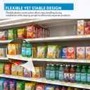 Shelf Dividers, 50 Pack, Self Adhesive, 3 H x 9.5 L Shelf Separators for Retail Shelving, Pantry & Closet Organization, Easy Stick 20 Mil Clear PVC, Product Display Dividers, Clip Strip Corp