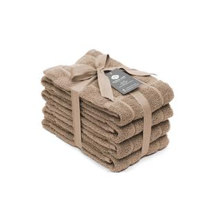 100% Cotton Terry Dish Towels, 4 Pack Plain, 16 x26 Inches, Super Soft and Absorbent Kitchen Towels, Perfect for Kitchen Cleaning and Dish Washing | Tan