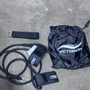Victorem Throwing Mobility Bands- Bonus Carrying Bag, Connecting Strap and Workout Guide- Baseball, Softball, Exercise Resistance J-Bands- Arm Strength, ing, Warmup- PT