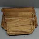 Non Toxic Cutting Boards - Cutting Board Set Free of Mineral Oil, Made of FSC Acacia Wood - Cutting Boards for Kitchen - Includes 3 Chopping Boards. By Ziruma