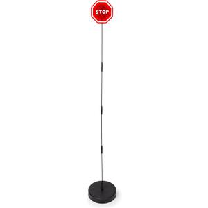 VaygWay LED Flashing Stop Sign Parking Assistant for Garage 7 Large Bright Red Sign, Adjustable Height- Garage Warning Car Stop Indicator Sensors for Vehicles- Bumper Guard for Driveaway