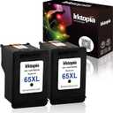 Inktopia Remanufactured Ink Cartridge Replacement for HP 65 XL 65XL N9K04AN for HP Envy 5055 5052 5058 DeskJet 3755 2655 3720 3722 3723 3730 3732 3752 3758 2652 2624 Printer (2 Black)