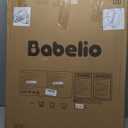 Babelio Baby Gate for Doorways and Stairs, 26"-40" Auto Close Dog Gate, PressGuard C5, Easy Install Pressure Mounted Gate, fits for Narrow and Wide Doorways, Safety Gate Door for Child and Pets (White)