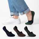 2 x COOLMATE GLOBAL 6 Pack No Show Men Socks, Low Cut Ankle Sock Moisture Wicking