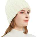 NPQQUAN Thick Warm Winter Hats for Women Knit Beanie Hat Skull Cap Beanies for Men Women (Beige)