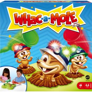 Mattel Games WHAC-A-MOLE Kids Arcade Game with Mallets & Lights & Sounds for 1 or 2 Players 4 Years Old & Up