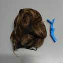 Halo Hair Extensions 20 Inch Invisible Wire Hair Extensions Adjustable Long Wavy Hairpiece Synthetic Upgrade 4 Secure Clips in Hairpieces 20 Inch,Medium Brown Mixed Golden Brown