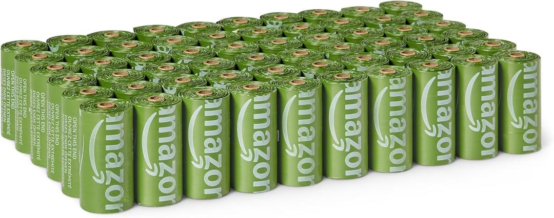 Amazon Basics Waste Bag,70% Recycled 900 Pack