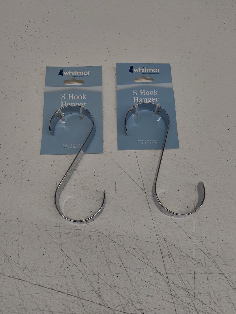 Whitmor Metal S-Hook Hanger