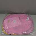 Pop Up Play Tent for Kids - Foldable Indoor & Outdoor Playhouse Vehicle Toys for Toddlers, Boys and Girls - 2 Openings, Flat-Folding for Compact Storage (Ice Cream Car,Pink)