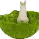 Raz Imports 2024 The Carrot Patch 6" Cabbage Bunny Bowl