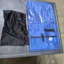 Airplane Pocket Organizer with Tray Table Cover,Portable In Flight Seat Back Organizer & Storage Bag, Commuter Essential Travel Bag Travel Accessories for Flying,Blue (Navy blue)