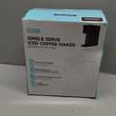 Tastyle Mini Hot and Iced Coffee Maker Single Serve, for K Cup and Ground, 6 to 14 Oz Brew Sizes, with Recipe Book, for Home, Travel, RV, Office and Dorm, Classic Black (2.0 Version)