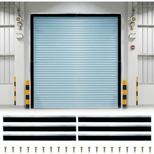 tonchean 8 x8 ft Garage Door Brush Seal Kit, 3 Inch Wide, Industrial Grade