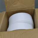 FOCUSLINE 100 Count White Plastic Dessert Plates 7 Inch, Disposable Heavy Duty Plastic Plates for Weddings, Parties and Events