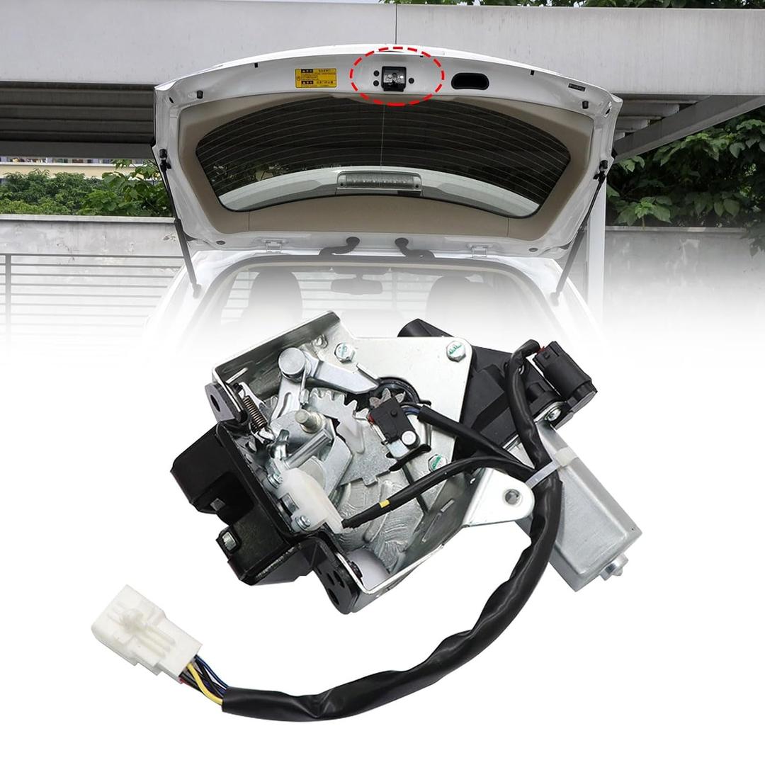 SecosAutoparts Tailgate Door Hatch Latch Lock Actuator w/Motor Compatible with Toyota Venza 2009-2017, Highlander 2010-2019, RAV4 2013-2016# 69350-0E100 69350-0T010