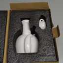 Funny Peeing Plant,5.4 Inches Ceramic Funny Body Plant Pot,Penis Planter,Novelty Peeing Plant Pot with Drainage,Pot Gift for Home Plant Enthusiasts, Friends, Family Or Colleagues Home Decor (White)