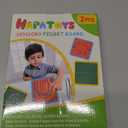 Sensory Activity Board for Kids & Adults:Double-Sided Stress Relif Sensory Board Toys with 40 Strings & Storage Bag | Quiet Fidget Board for ADHD & Autism Boys Girls Ages 3 4 5 6 7 8 9 102PCS