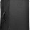 U.S. Traveler Aviron Bay Expandable Softside Luggage with Spinner Wheels, Black, Large 31-Inch, 1-piece Large 30-inch