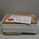 CAXXA 3-Tier Rolling Metal Storage Organizer - Mobile Utility Cart Kitchen Cart with Caster Wheels, White