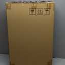 18x27 inch Large Modern Feather Leaf Shape Wall Clock for Living Room Decor, White Unique Silent Decorative Art Clock for Home Bedroom Office Dining Kitchen