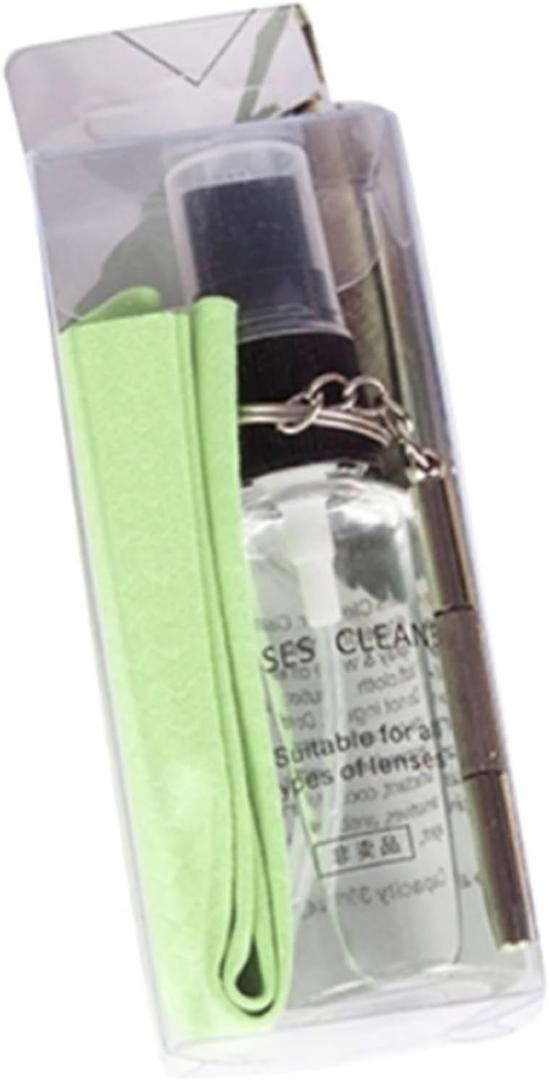 Eyeglass Lens Cleaner Kits Glasses Cleaner 30ml Eyeglasses Cloth Maintenance Screwdriver Glasses Dirt Oil Removal Spray Glasses Cleaning Kits Glasses Repair Tool