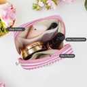 LETGO Easter Basket Gifts for Kids Teen Girls Women | Initial Makeup Bag | Cosmetic Bag Travel Bags | 11 12 13 14 15 16 Years Old Girl Gift Teacher Gift Teen Girl Gifts Trendy Stuff