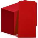 Qilery 50 Pcs Linen Feel Disposable Dinner Napkins Decorative Paper Napkin 17"x12" Bulk Colored Soft Paper Hand Towels Absorbent for Guest Kitchen Wedding Party(Red)