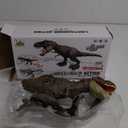 T-Rex Rampaging Tyrannosaurus Rex Dinosaur Attack Action Figure - 21 Jurassic Dino with Lights, Chomp & Roar Play Toy for Kids