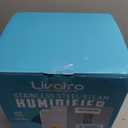 Livatro Stainless Steel Humidifier, 3L Warm Mist Humidifier, Easy Clean with Warm Steam Humidifier, Healthy Air Mist Humidifiers for Bedroom Living Room, with Sleep Mode and Auto-off Setting