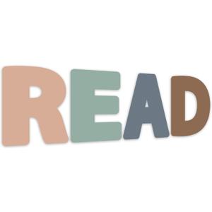 Classroom Reading Poster Decorations for Teachers, Everyone Reading Bulletin Board Pre-School Elementary Wall Decor Supplies for Reading Room Center School Library Outside Activities (Morandi)