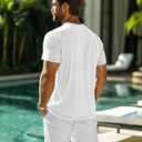 Riyiper 3 Pack Henley Shirts for Men Short Sleeve Raglan M-5XL Regular and Big Tall Tops Casual Summer Basic Tee (XXL)