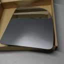 WLLW Mirror Glass Replacement for Ford E150/250/350/F250/F350/F450 Driver Side (Driver Side Upper 10 1/16 inches)