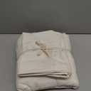 California Design Den King Size Duvet Cover Set, 3 Piece Duvet Cover & Sham Set Textured Natural Duvet Cover 106" x 90" to Fit King Size Duvet (Linen-Natural, King)