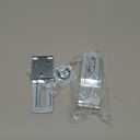 4-1/2" Swivel Staple Safety Hasps, Gate Door Hasp Latches Safety Packlock Clasp Locking with Twist Knob for Fence, Gate, Cabinet, in Zinc Plated, 2 Pack