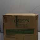 Gibson Home Rockaway 12-Piece Stoneware Dinnerware Set, Service for 4  Modern Round Plates and Bowls, Dishwasher & Microwave Safe, Black