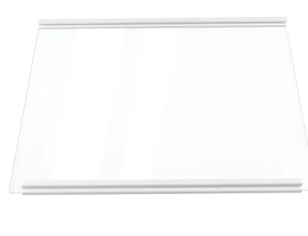 W11697465, W11351248 Glass Crisper Cover Compatible with for whirlpool, maytag, ikea Refrigerator(some models, not all), Glass Shelf for Crisper Pan Cover W11449890, W11205398, W11162439 etc.