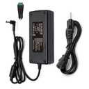 HOUHUI 24V 8A Power Supply Adapter, AC 100-240V to 24V 8A 192W DC Power Converter Compatible 7.5A 7A 6.5A 6A Device Low Voltage Transformer with 5.5x2.5mm DC Tip for LED Strip Security Cameras Routers