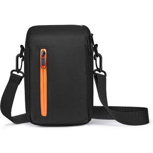 S-ZONE Camera Insert Bag Waterproof Lens Cube Case Compatible with Nikon Canon (Black)