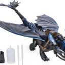 DreamWorks Dragons, Giant Fire Breathing Toothless Action Figure, 20-inch Dragon with Fire Breathing Effects