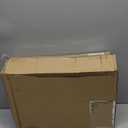 AuldHome Design Farmhouse Ball Ornaments (Set of 6, White); Distressed Metal Glass Ball Vintage Style Christmas Decorations